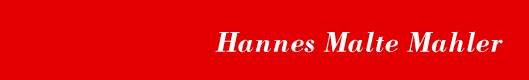 Hannes Malte Mahler